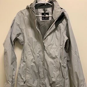 North Face Long Coat with Fuzzy Insert